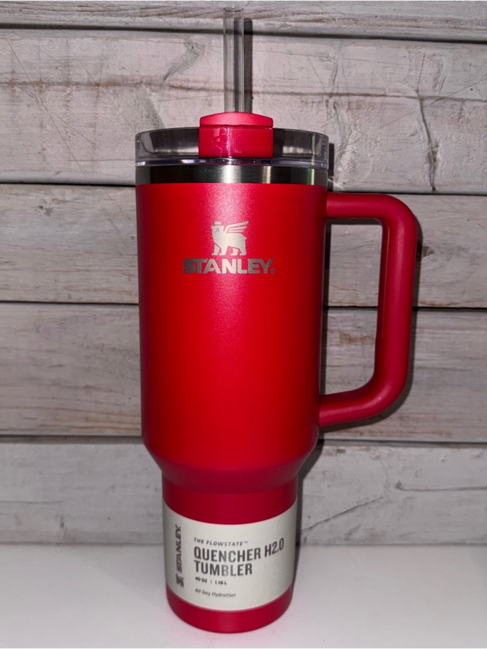 Stanley 40oz Quencher Tumbler - Target Red (Matte) - 2024 NWT Target Exclusive